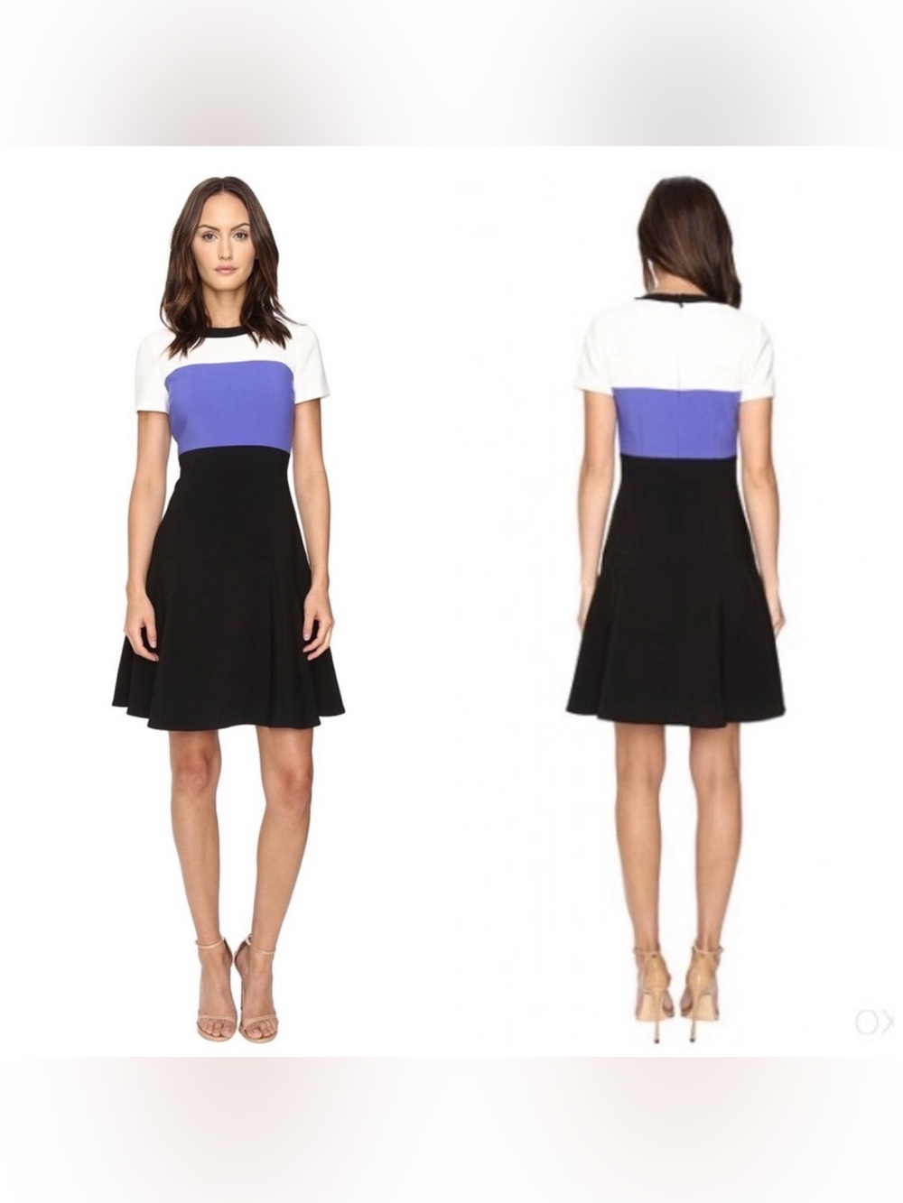 Like new Kate Spade Color Block Crepe Flip Dress Size 6